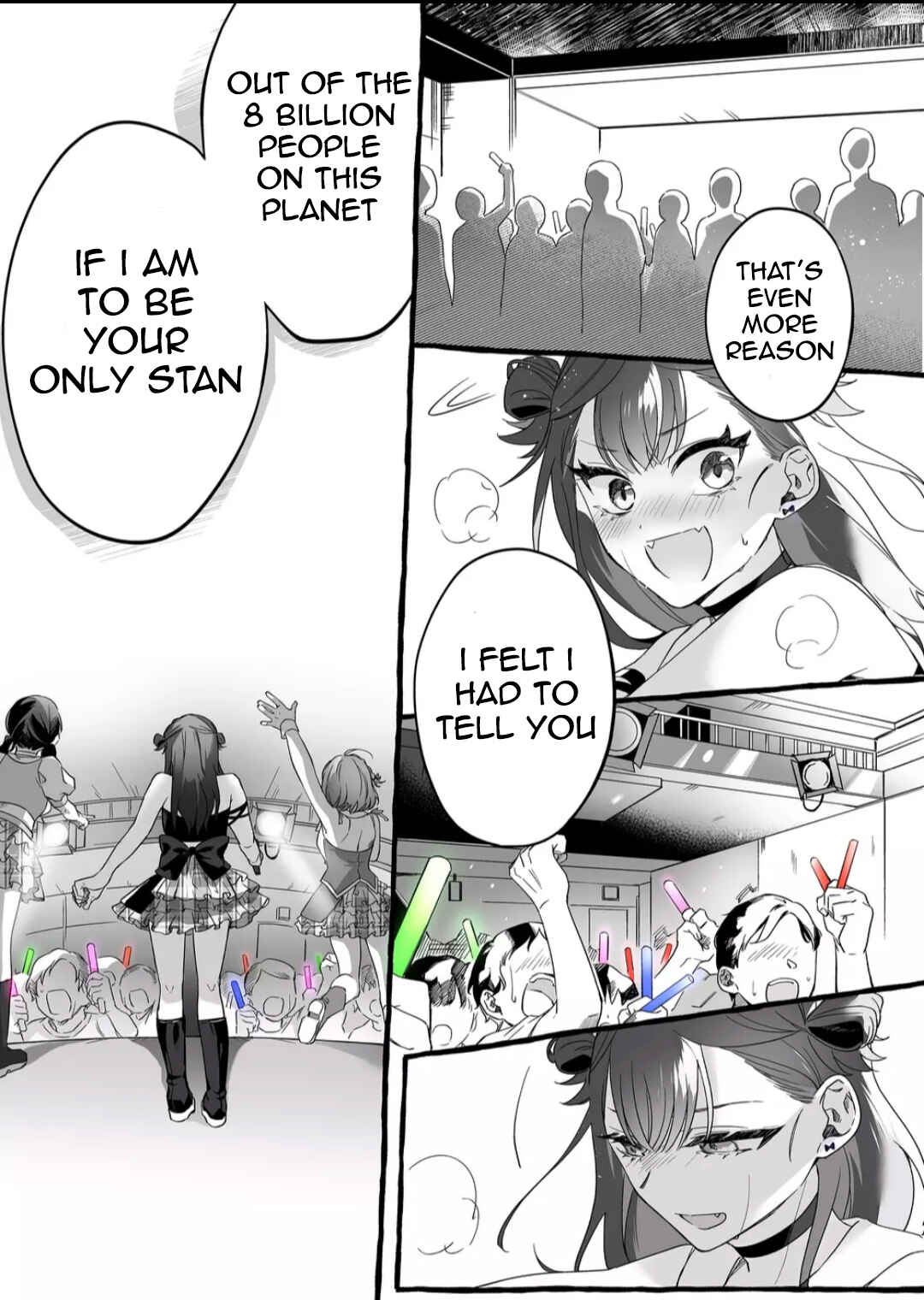 Damedol to Sekai ni 1-nin dake no Fan Chapter 1 - Page 12