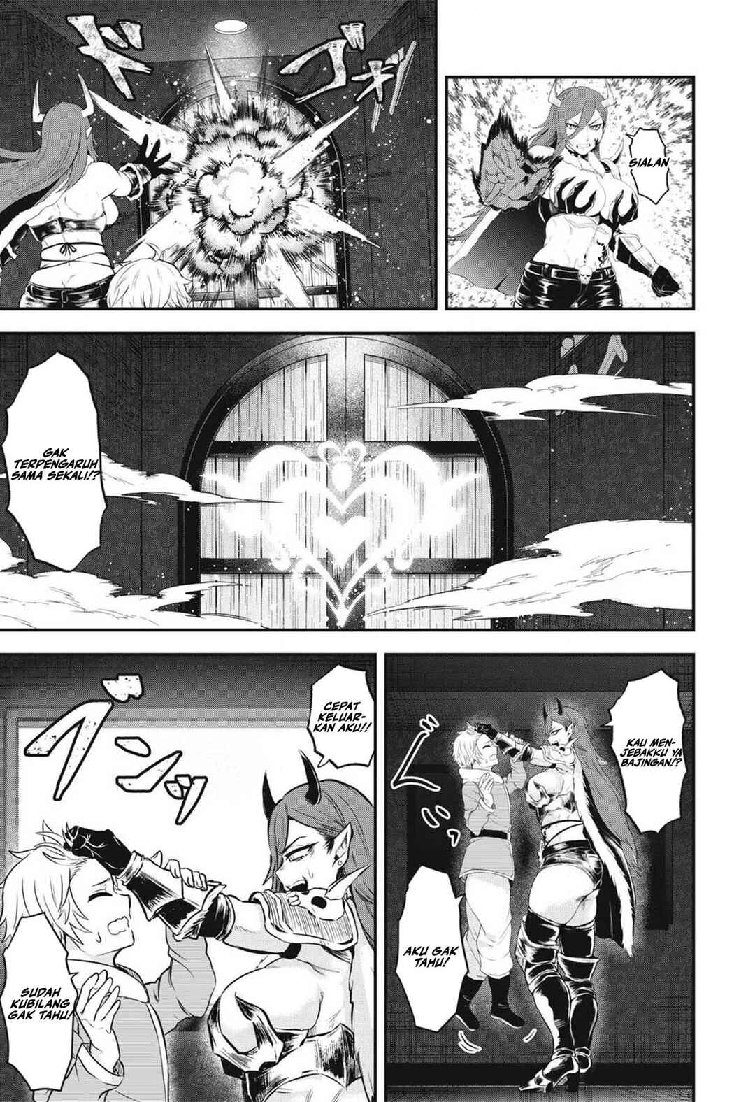 Sei-jun Ecstasy: XXX Shinai to Derarenai Heya de Mazoku o Buttaoshimasu Chapter 1 - Page 21