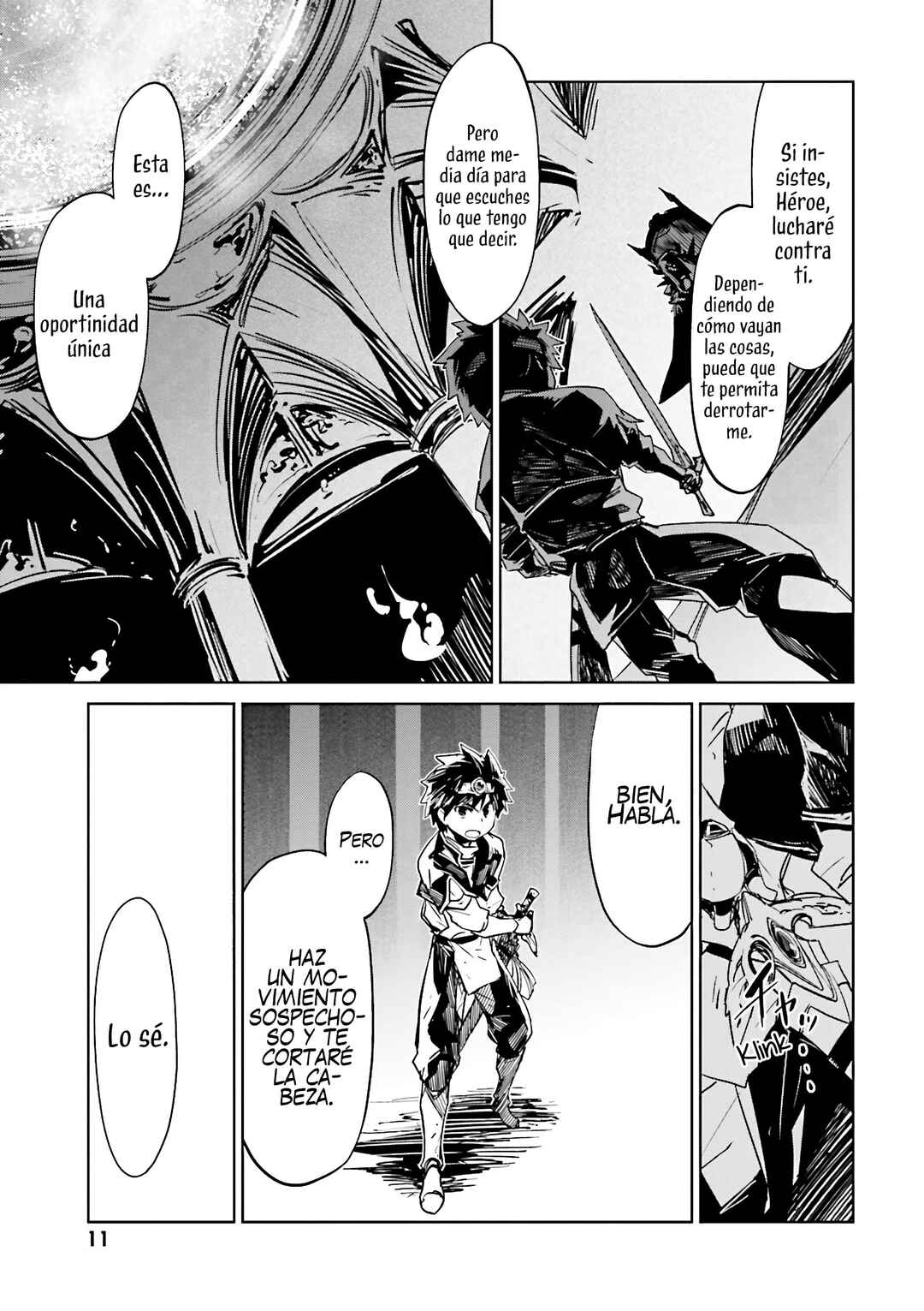 MAOYU : Archenemy and Hero “Become mine, Hero” “I refuse!” Chapter 1 - Page 13