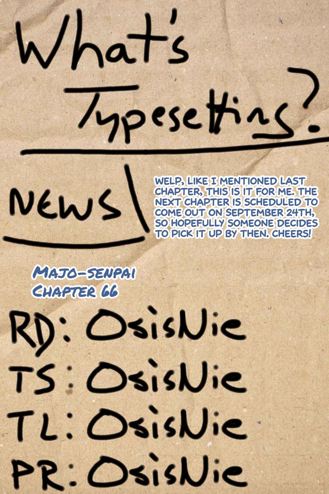 Majo-senpai Nippou Chapter 66 - Page 9
