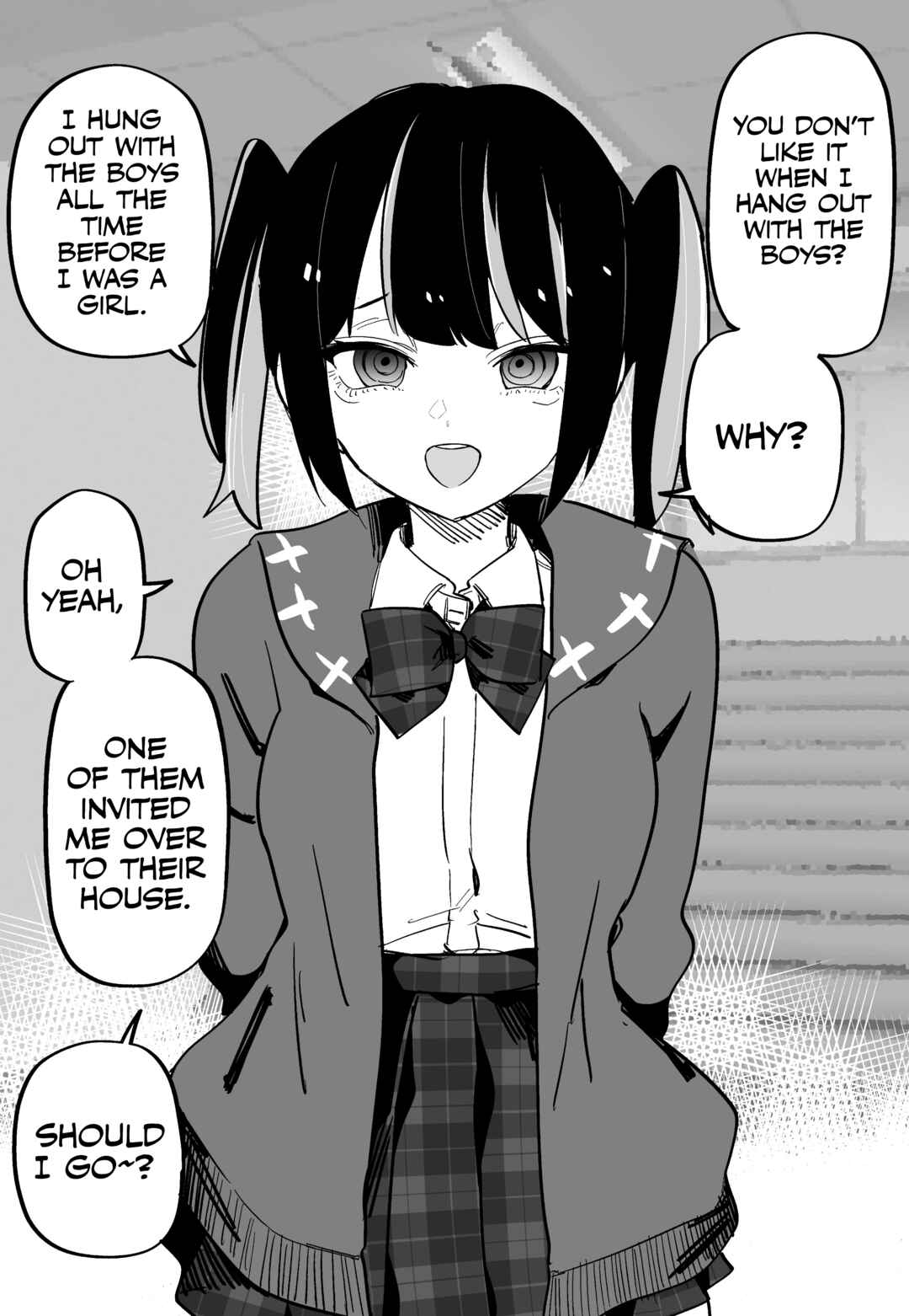 TS tta Tomodachi ga Nou wo Hakaishitekuru Chapter 1 - Page 1