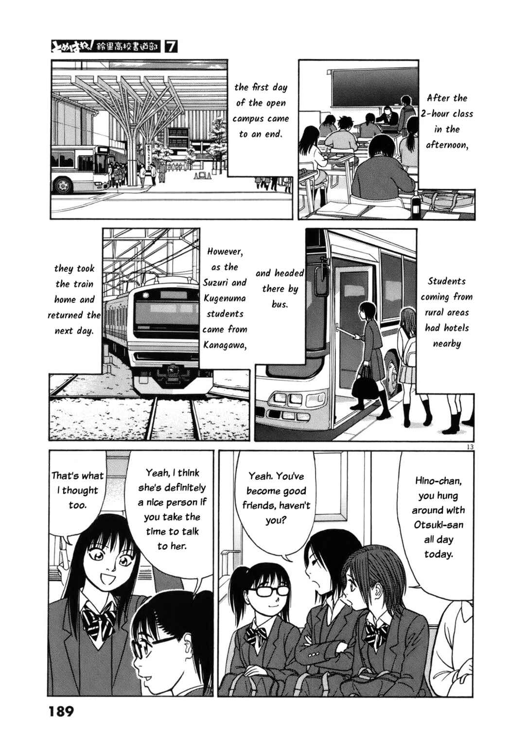 Tomehane! Suzuri Koukou Shodoubu Chapter 87 - Page 13