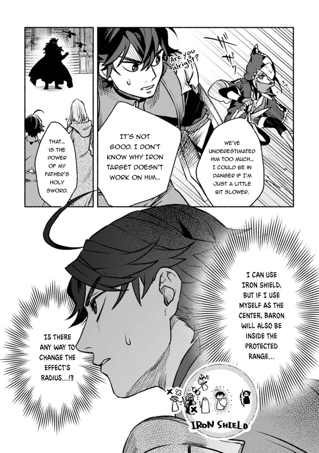 Sono Monban, Saikyou ni Tsuki: Tsuihou Sareta Bougyoryoku 9999 no Senshi, Outo no Monban to shite Musou Suru Chapter 31 - Page 14