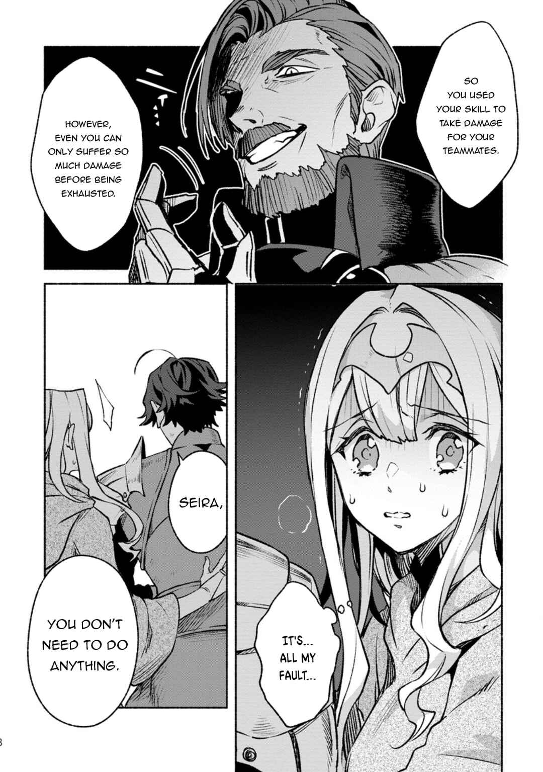 Sono Monban, Saikyou ni Tsuki: Tsuihou Sareta Bougyoryoku 9999 no Senshi, Outo no Monban to shite Musou Suru Chapter 31 - Page 29