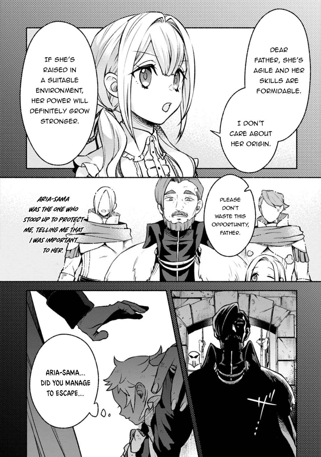 Sono Monban, Saikyou ni Tsuki: Tsuihou Sareta Bougyoryoku 9999 no Senshi, Outo no Monban to shite Musou Suru Chapter 31 - Page 5