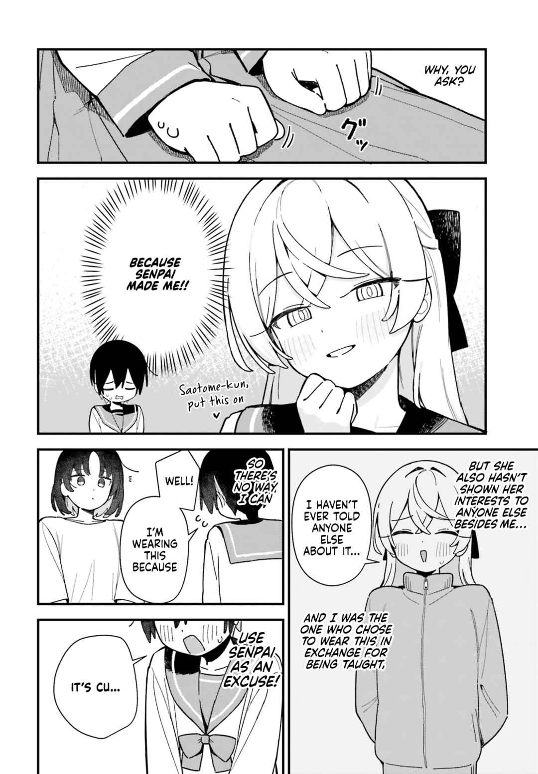 Kawaihara-senpai wa Kawaii (Saotome-kun) ga Suki! Chapter 4 - Page 12