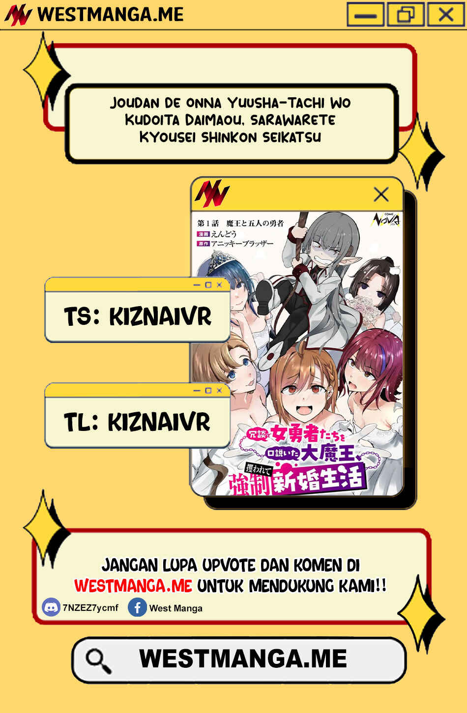 Joudan de Onna Yuusha-tachi wo Kudoita Daimaou, Sarawarete Kyousei Shinkon Seikatsu Chapter 3 - Page 1