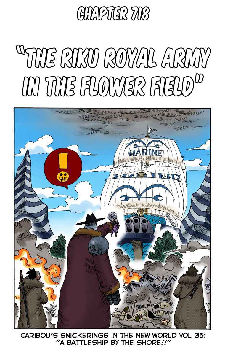 One Piece (Official Colored) Chapter 718 - Page 2