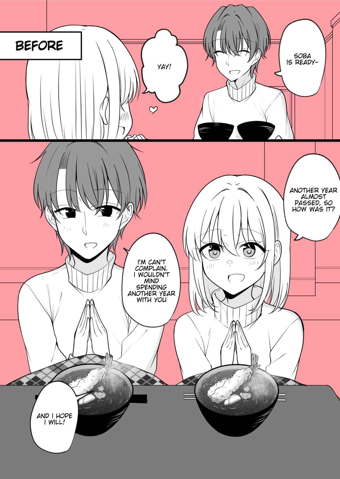 Aru Hi Kareshi ga Onnanoko ni Natteshimata Couple no Nichijou Chapter 46 - Page 1