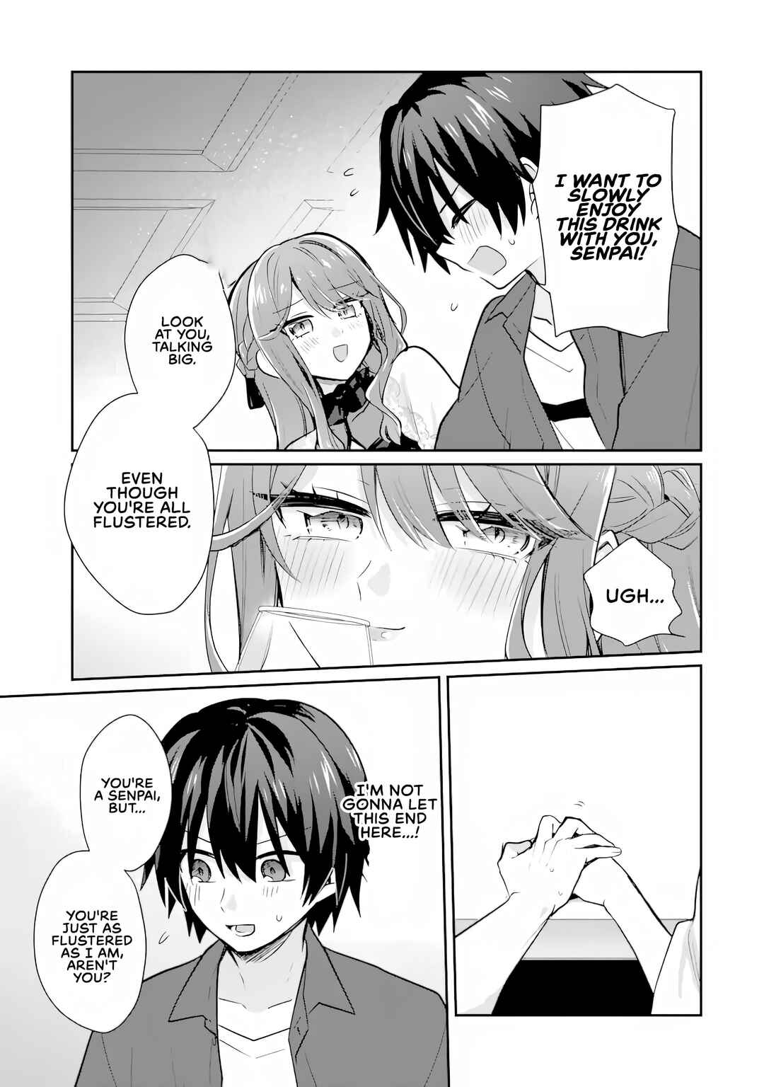 Osake to Senpai Kanojo to no Amaama Doukyo Lovecome wa Nijuusai ni Natte kara Chapter 4.2 - Page 7