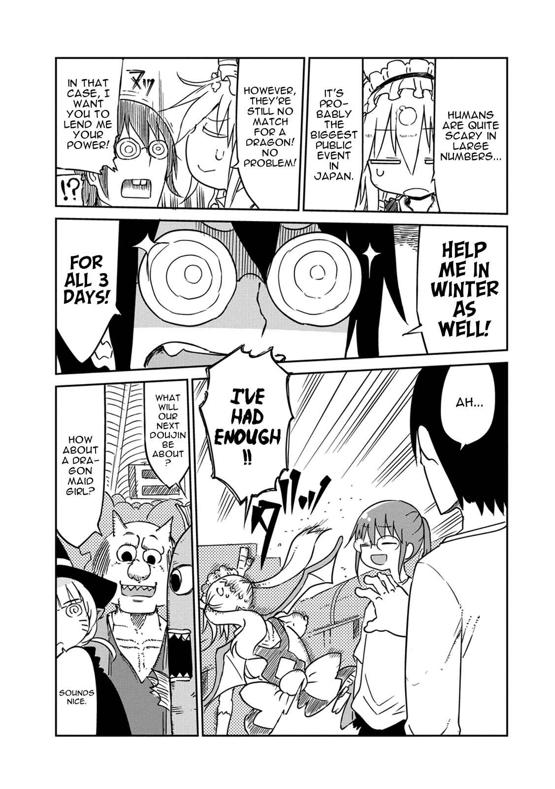 Kobayashi-san Chi no Maid Dragon Chapter 17 - Page 12