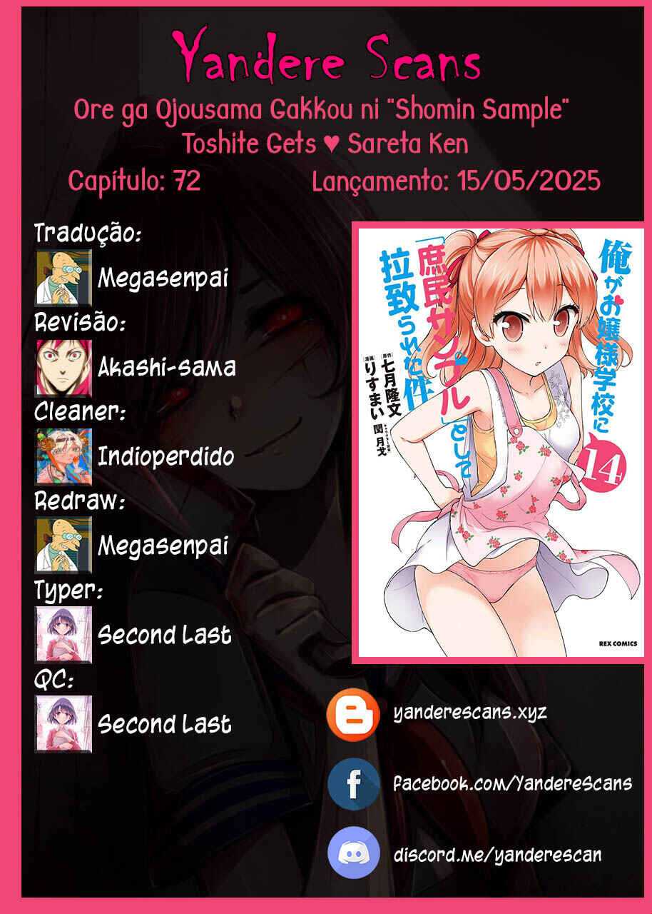 Ore ga Ojousama Gakkou ni "Shomin Sample" to shite Rachirareta Ken Chapter 72 - Page 1