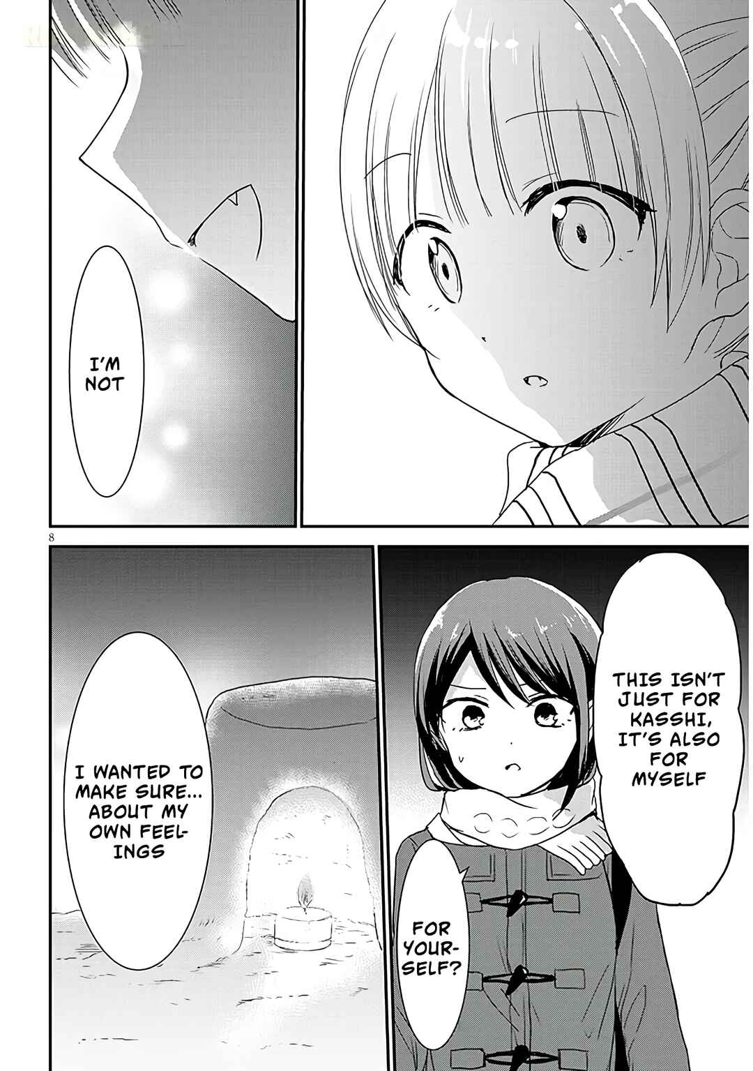 Kao ni Denai Kashiwada-san to Kao ni Deru Oota-kun + Chapter 21 - Page 9