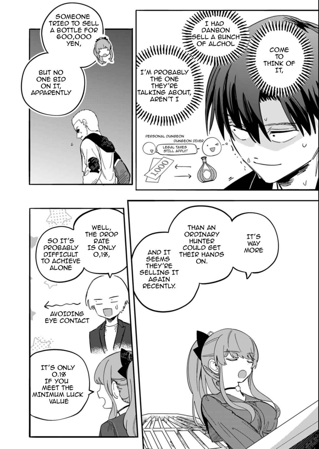Kouun no Shokichi ga Ijou ni Takakatta Koukousei ga, Kanzume Gacha de Te ni Ireta Skill wo Tsukatte Gendai Dungeon de Saikyou ni Naru Monogatari Chapter 3.2 - Page 15