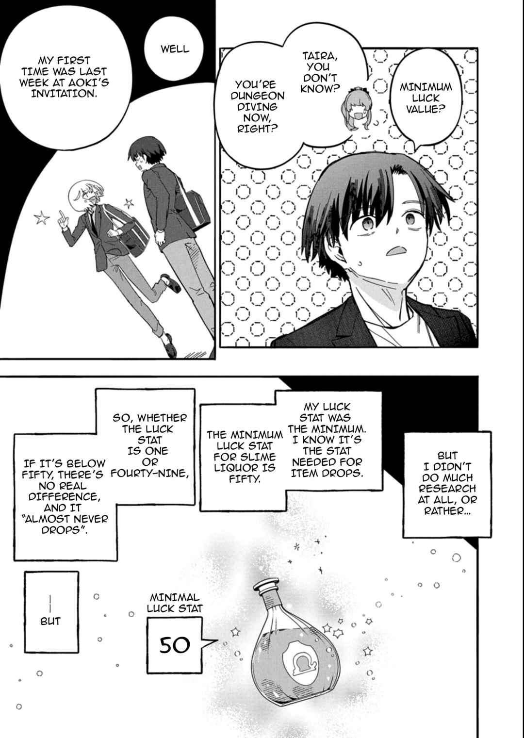 Kouun no Shokichi ga Ijou ni Takakatta Koukousei ga, Kanzume Gacha de Te ni Ireta Skill wo Tsukatte Gendai Dungeon de Saikyou ni Naru Monogatari Chapter 3.2 - Page 16