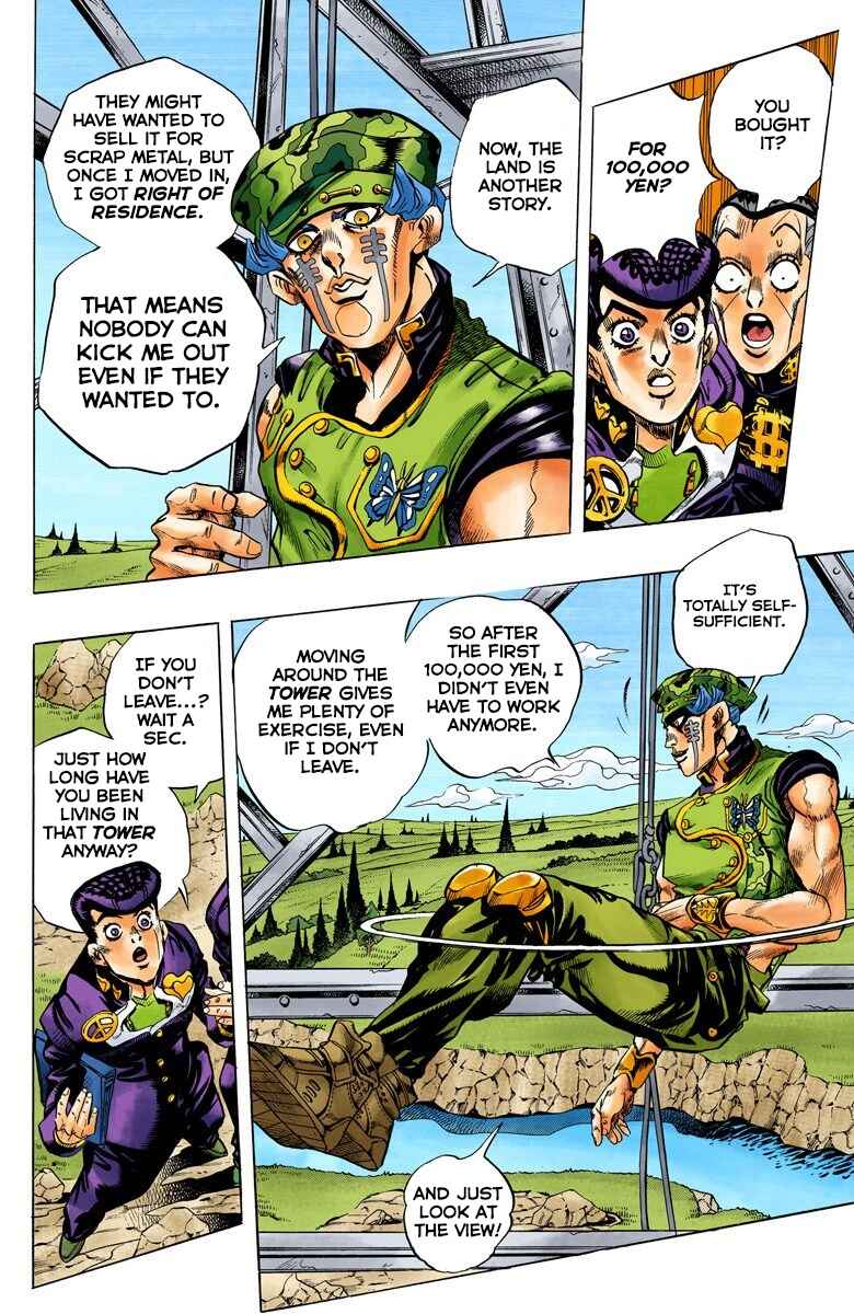 JoJo no Kimyou na Bouken: Part 4 - Diamond wa Kudakenai Color-ban Chapter 134 - Page 9