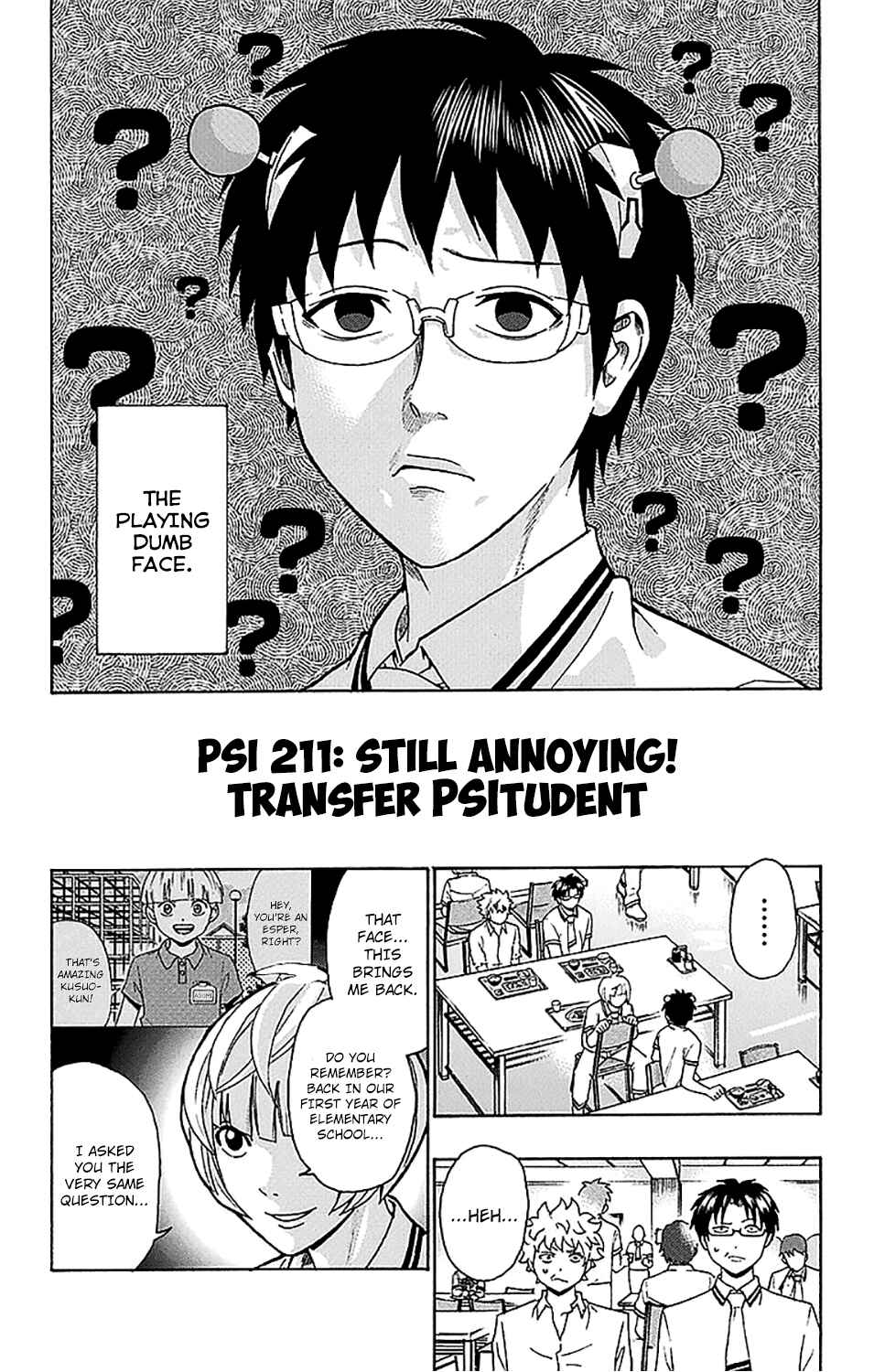 The Disastrous Life of Saiki K. Chapter 211 - Page 3