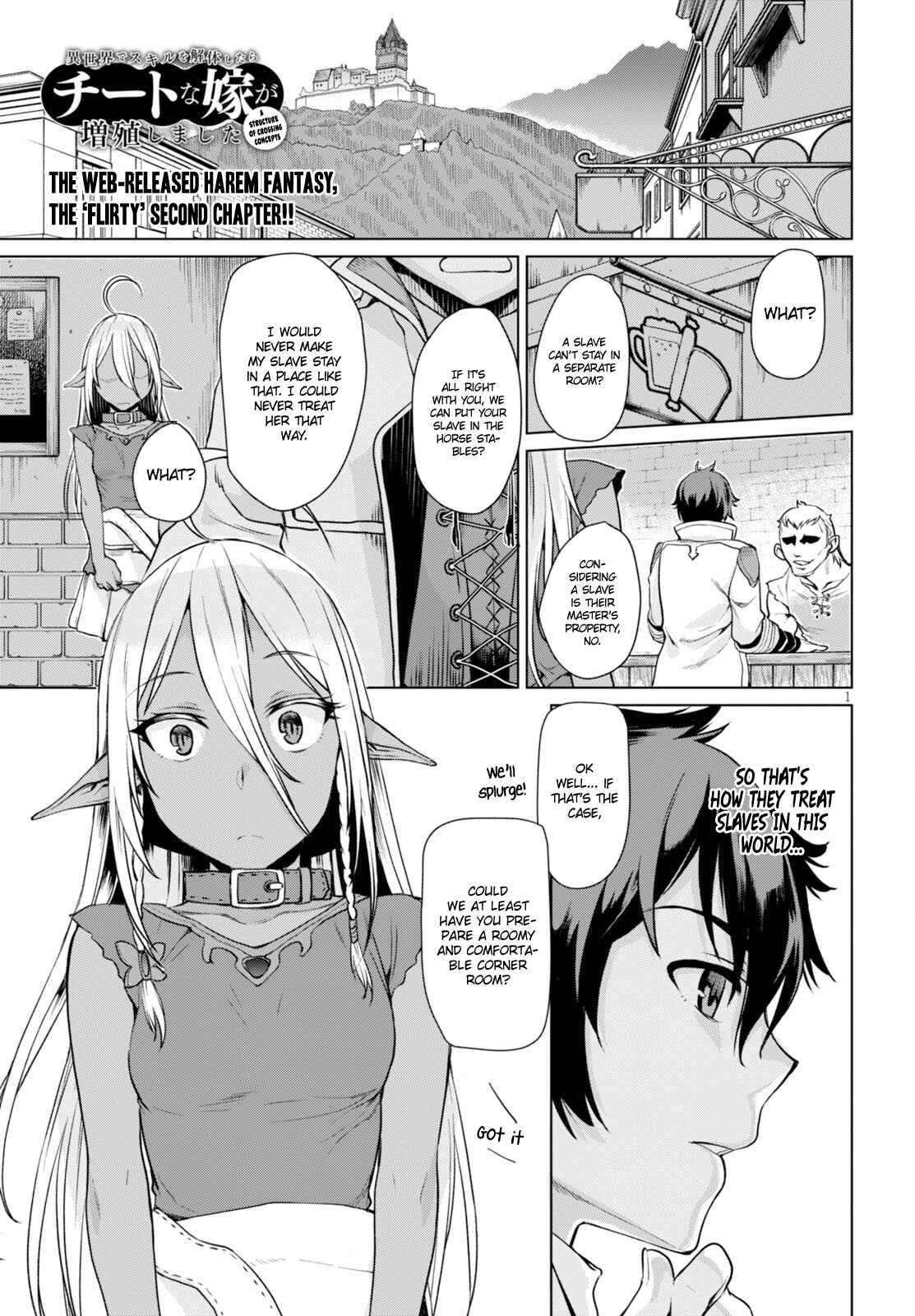 Isekai de Skill wo Kaitai Shitara Cheat na Yome ga Zoushoku Shimashita - Gainen Kousa no Structure Chapter 2 - Page 2