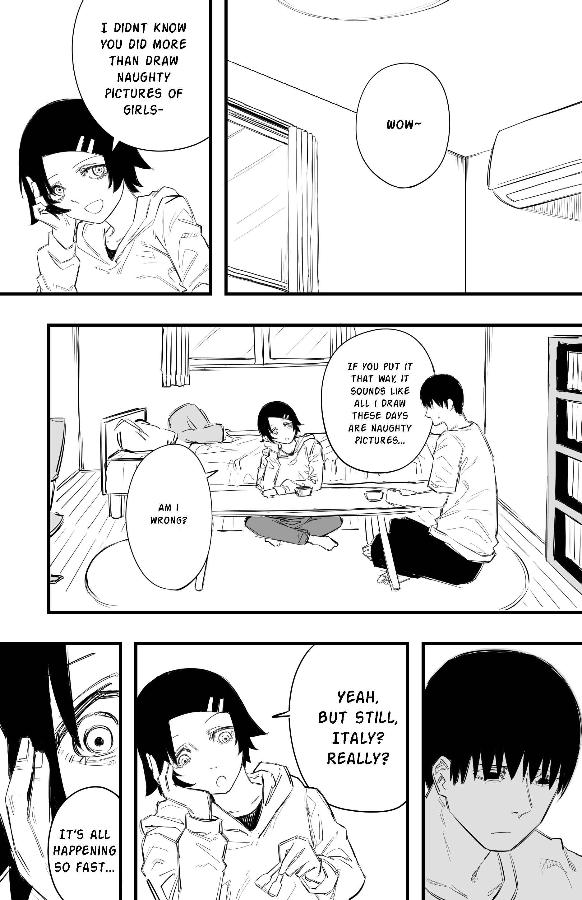 Italia-jin no Onnanoko ga Isourou Suru Koto ni Natta (Pre-Serialization) Chapter 33 - Page 1