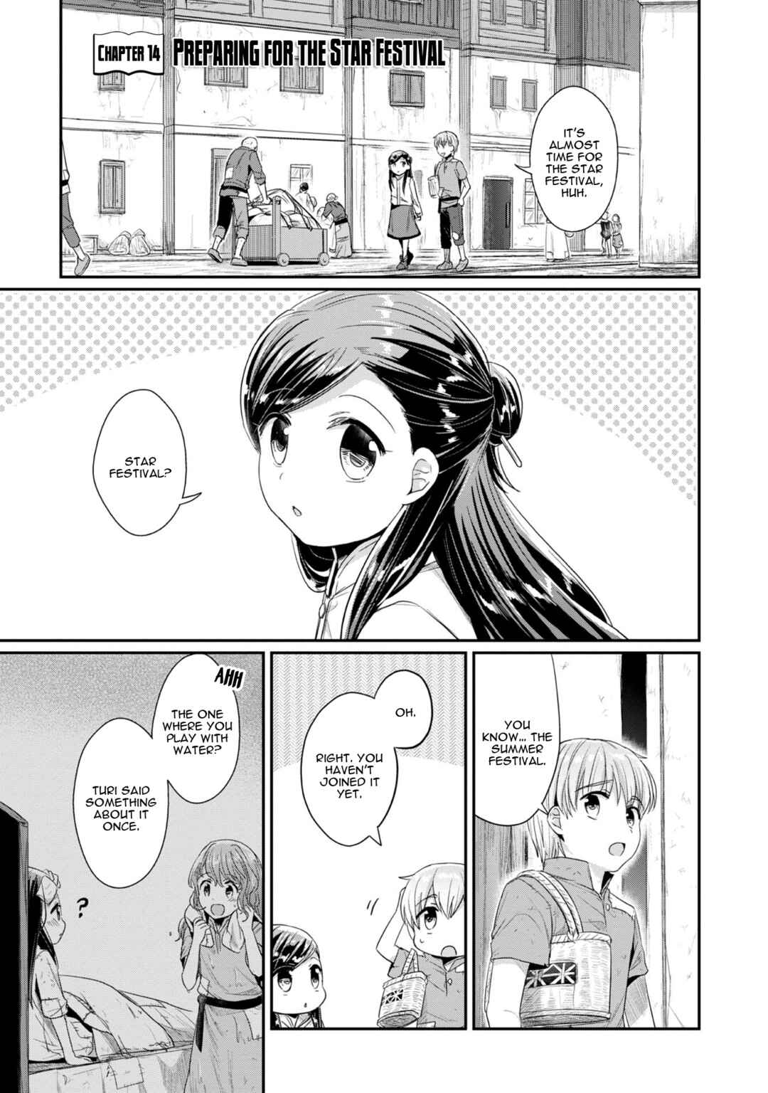 Honzuki no Gekokujou: Shisho ni Naru tame ni wa Shudan o Erandeiraremasen—Dai-2 Bu: Hon no Tamenara Miko ni Naru! Chapter 14 - Page 2