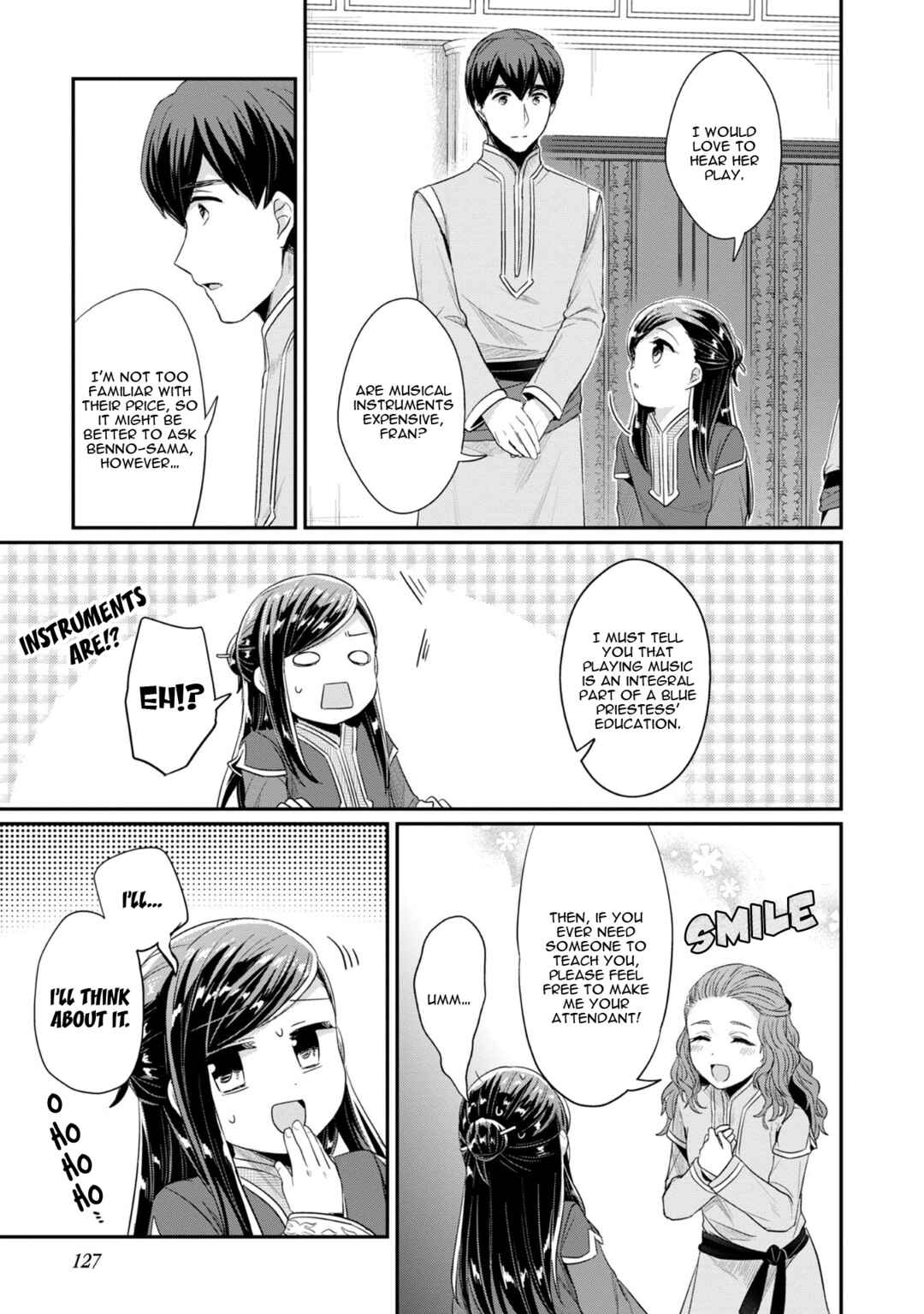 Honzuki no Gekokujou: Shisho ni Naru tame ni wa Shudan o Erandeiraremasen—Dai-2 Bu: Hon no Tamenara Miko ni Naru! Chapter 14 - Page 22