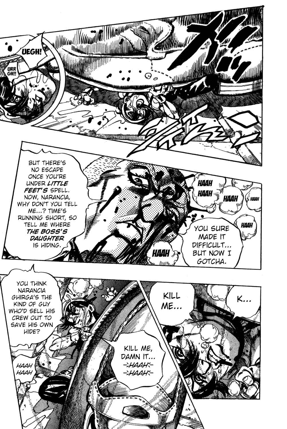 JoJo no Kimyou na Bouken: Part 5 - Ougon no Kaze Chapter 36 - Page 9