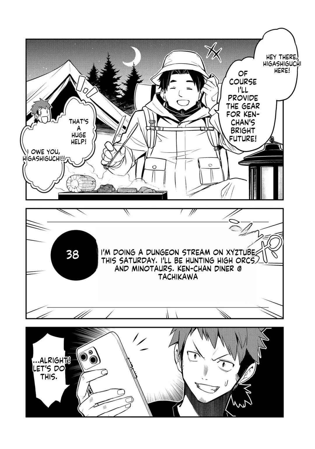 Mukashi Totta Kinezuka de... to Iinagara Musou suru Teishokuya no Ossan, Jitsu wa Densetsu no Dungeon Kouryakusha Chapter 1 - Page 27