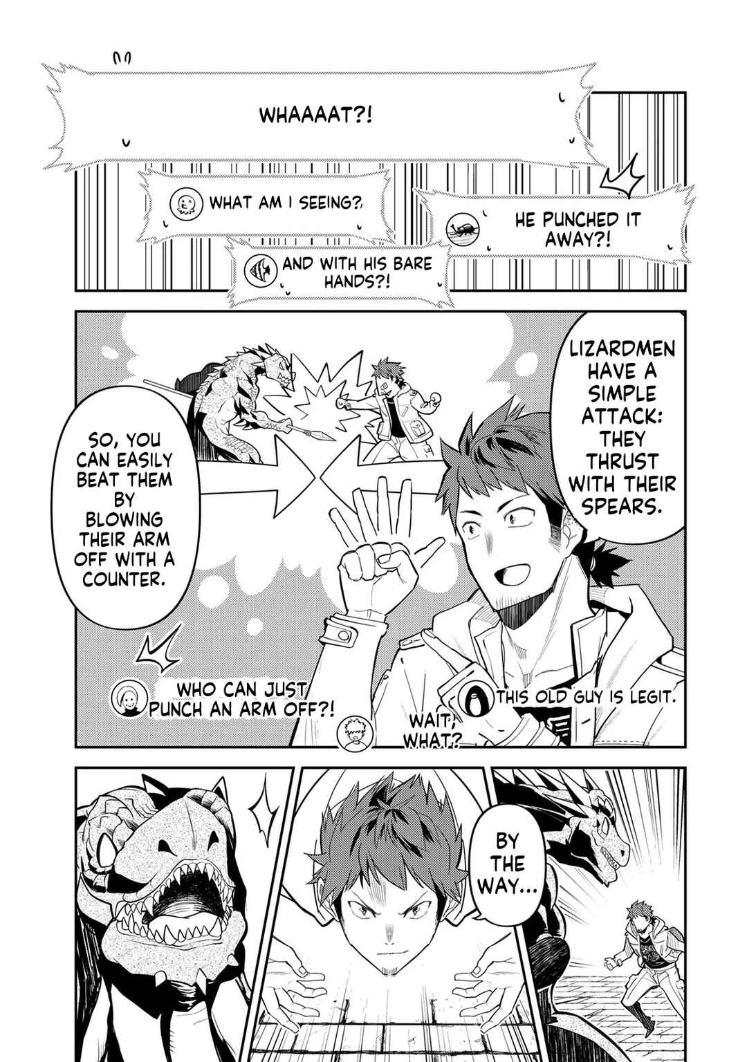 Mukashi Totta Kinezuka de... to Iinagara Musou suru Teishokuya no Ossan, Jitsu wa Densetsu no Dungeon Kouryakusha Chapter 1 - Page 46