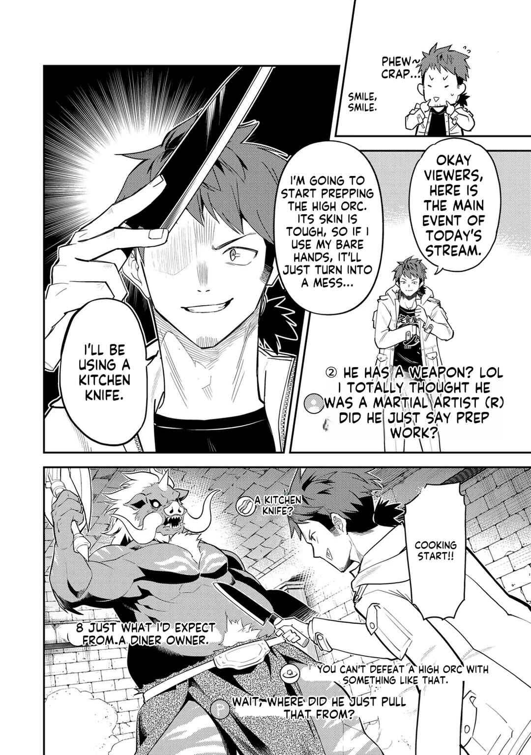 Mukashi Totta Kinezuka de... to Iinagara Musou suru Teishokuya no Ossan, Jitsu wa Densetsu no Dungeon Kouryakusha Chapter 1 - Page 59