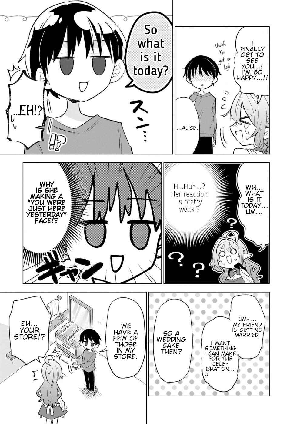 Okashi na Elf to Joshikousei Chapter 16 - Page 15