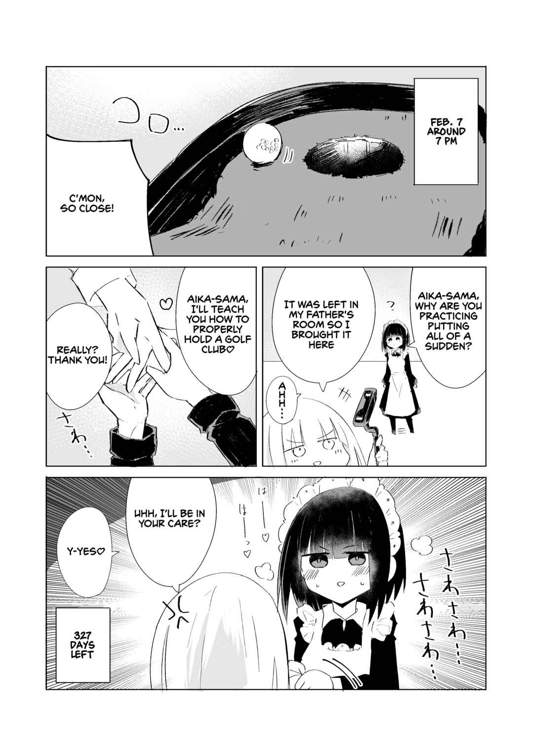 1-Nen Inai ni Ojousama o Kouryaku Suru Maid no Ohanashi Chapter 38 - Page 1
