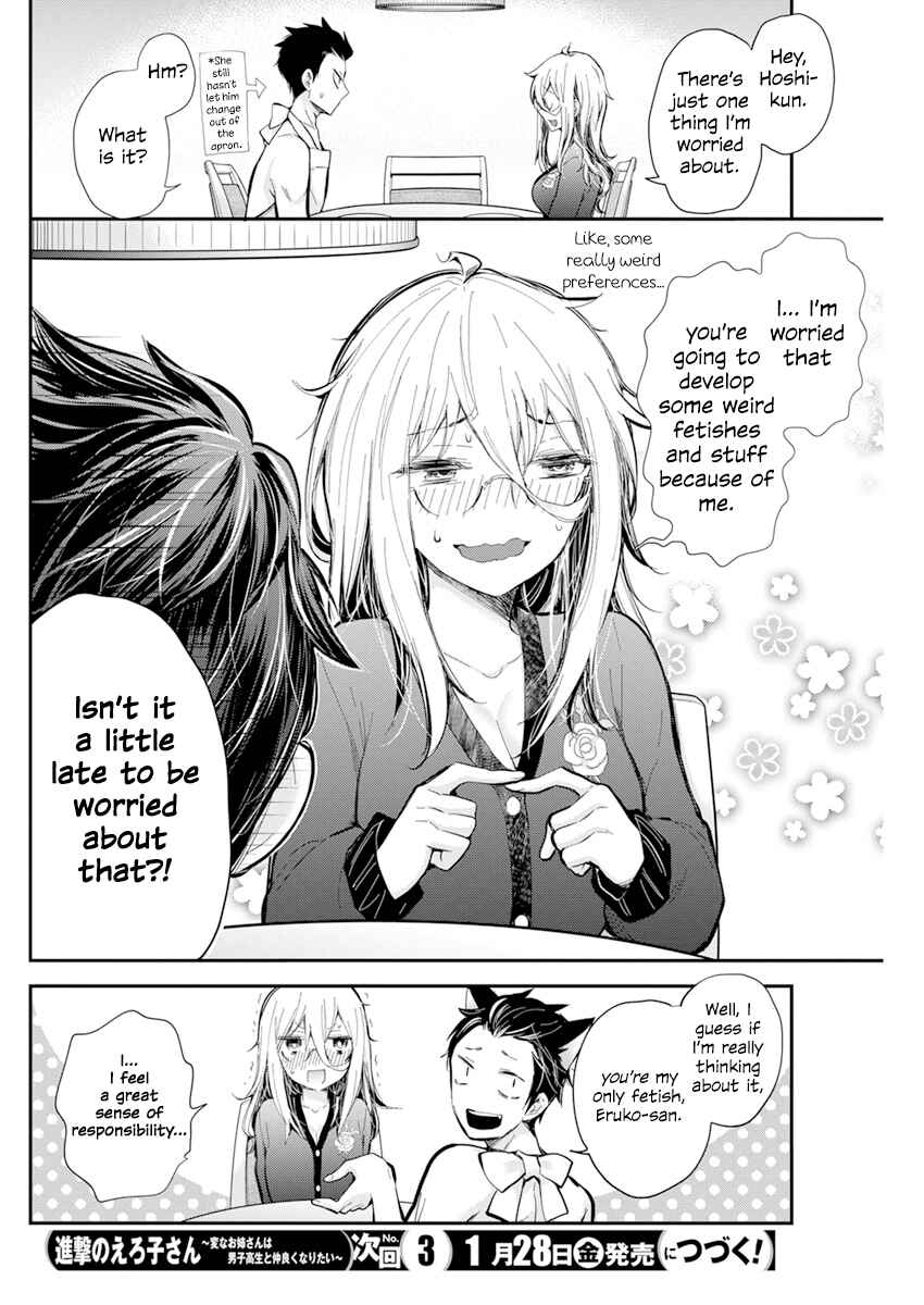 Shingeki no Eroko-san: Hen na Oneesan wa Danshi Kousei to Nakayoku Naritai Chapter 33 - Page 20