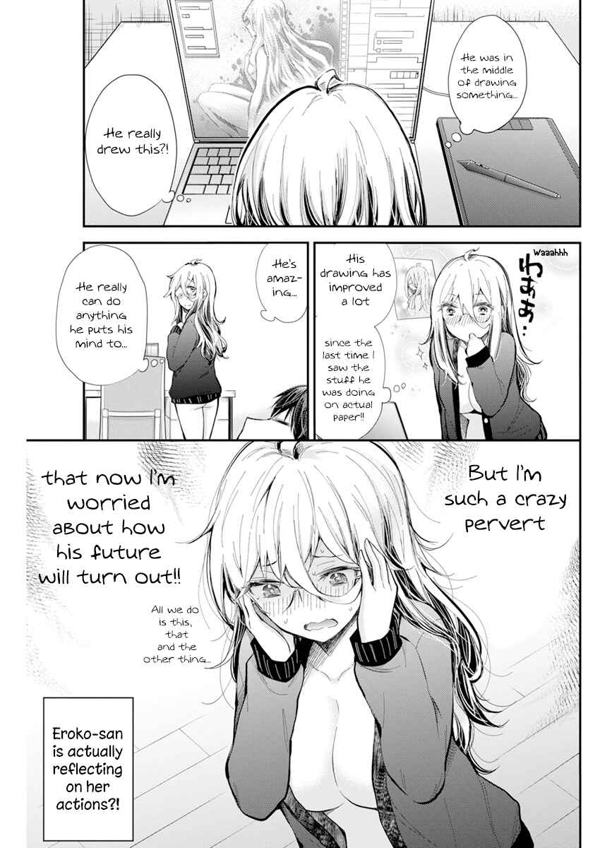 Shingeki no Eroko-san: Hen na Oneesan wa Danshi Kousei to Nakayoku Naritai Chapter 33 - Page 9
