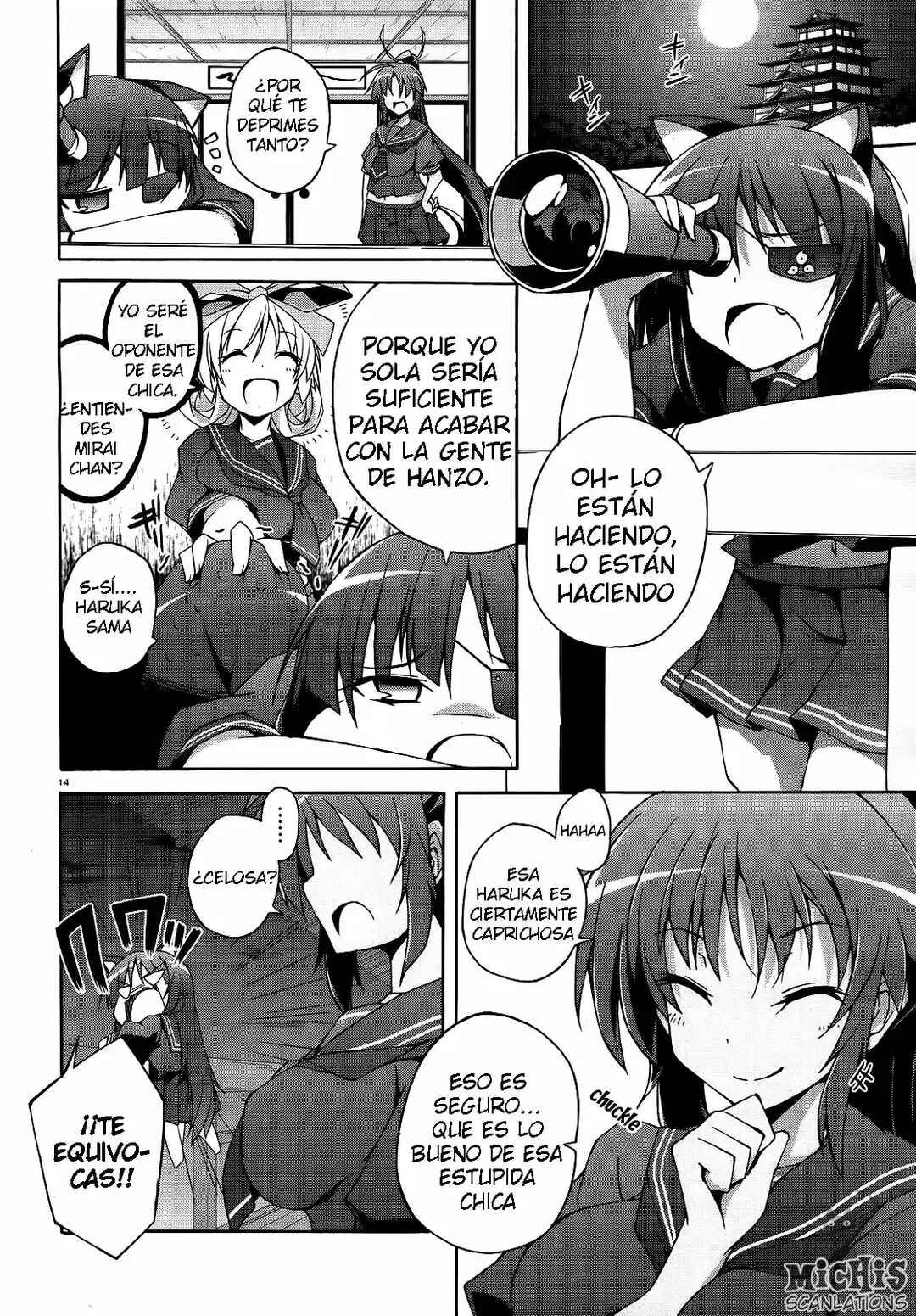 Senran Kagura - Shoujotachi no Shinei Chapter 8 - Page 14