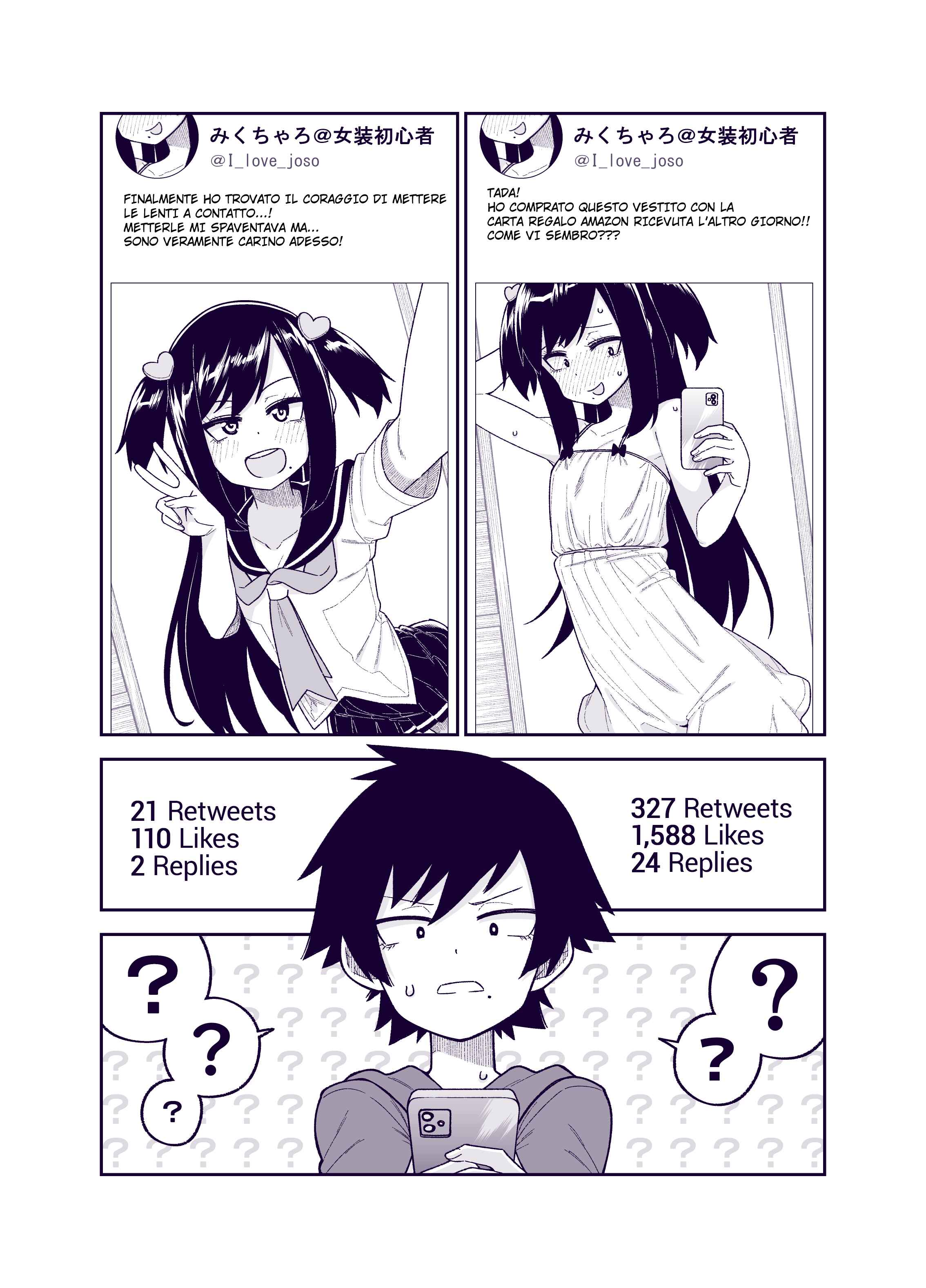 The Crossdressing Boy Who Understood His Fan's Demand Chapter Oneshot - Page 2