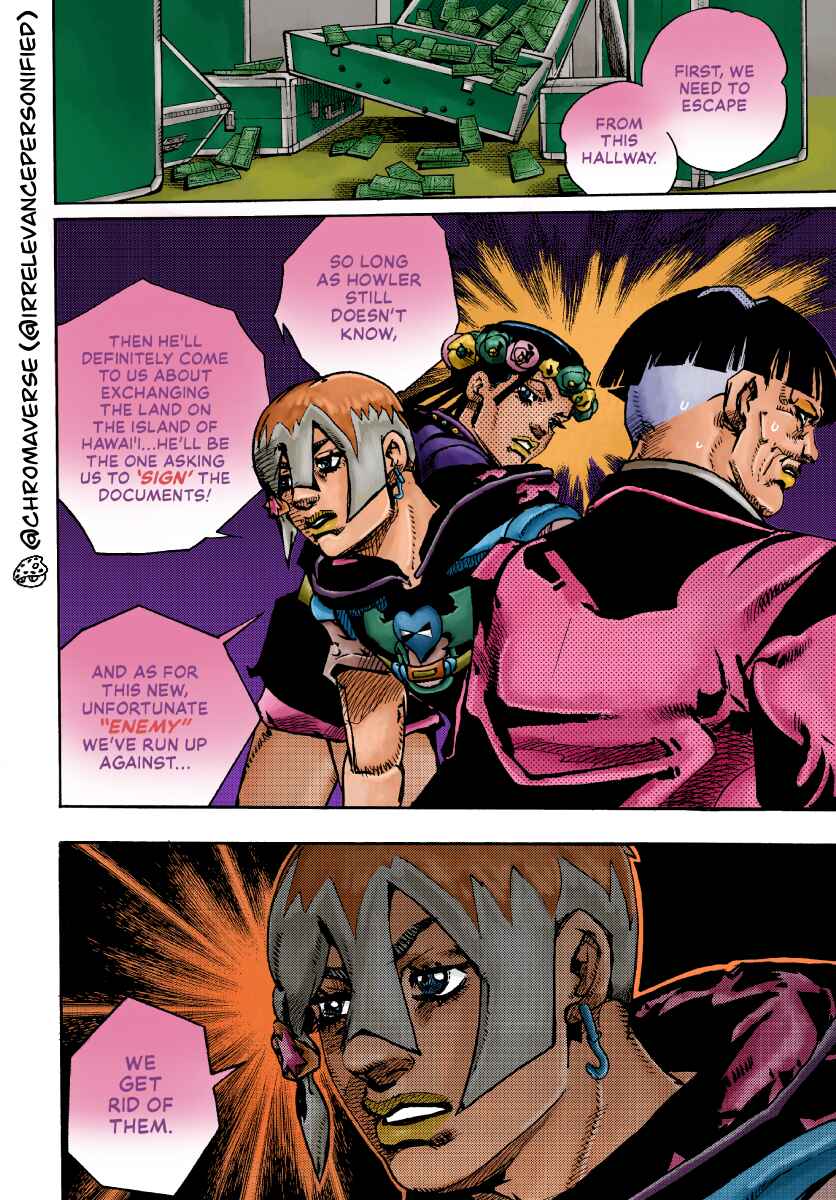 JoJo's Bizarre Adventure Part 9 - The JOJOLands (Fan-Colored) Chapter 28 - Page 15