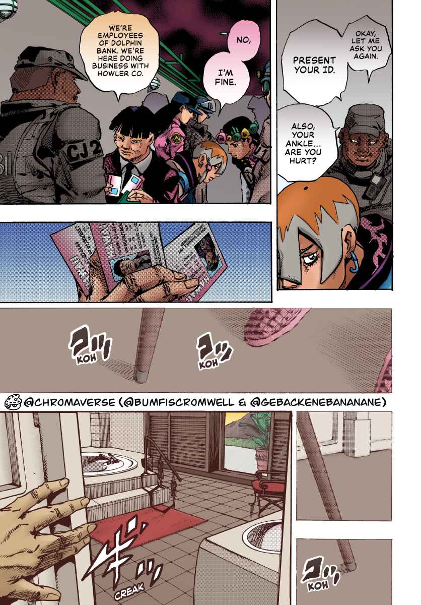 JoJo's Bizarre Adventure Part 9 - The JOJOLands (Fan-Colored) Chapter 28 - Page 16