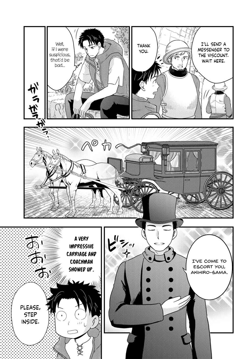 Isekai ni Kita Mitai dakedo Dou Sureba Yoi no Darou: Shachiku SE no My Pace Boukenki Chapter 25 - Page 6