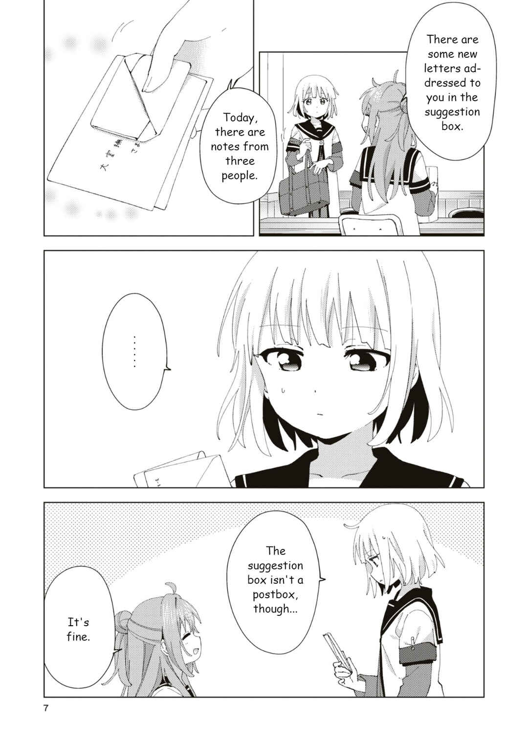 Yuru Yuri Chapter 188.6 - Page 7