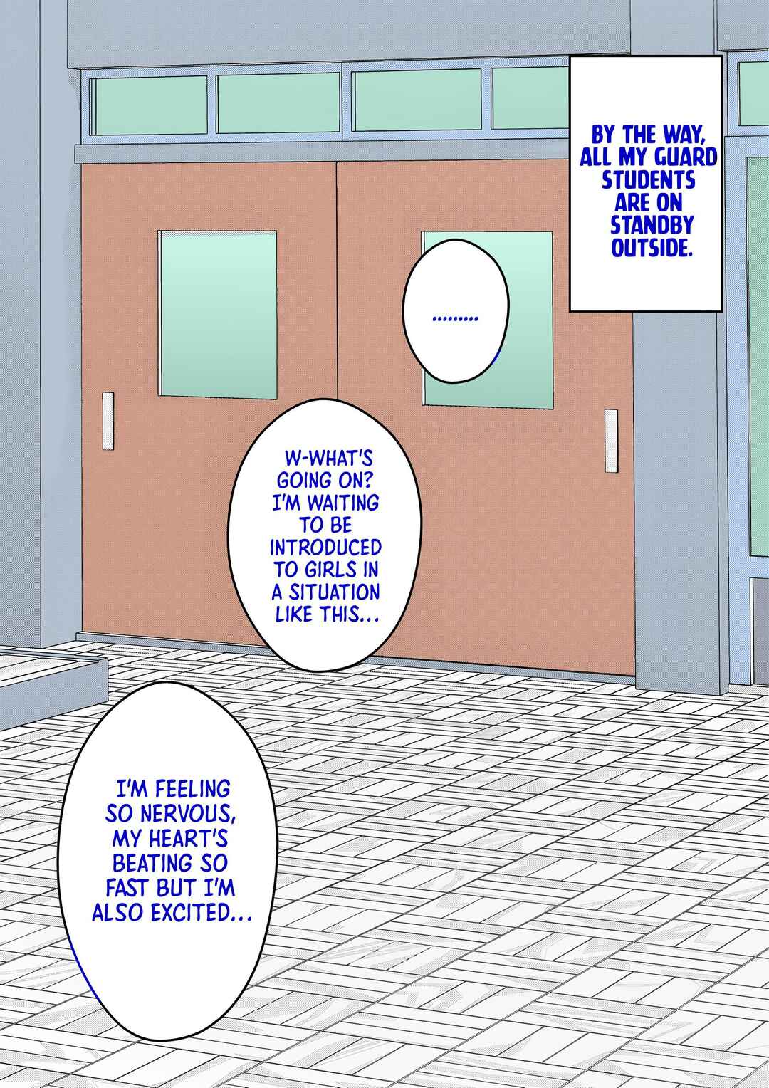 Danjo-hi 1:39 no Heikou Sekai wa Omoi no Hoka Futsuu (Fan Colored) Chapter 111 - Page 2