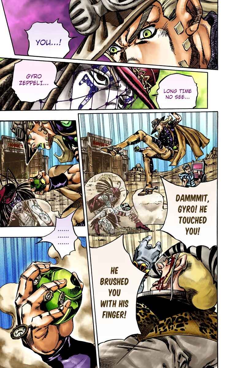 JoJo no Kimyou na Bouken: Part 7 - Steel Ball Run Color-ban Chapter 22 - Page 11