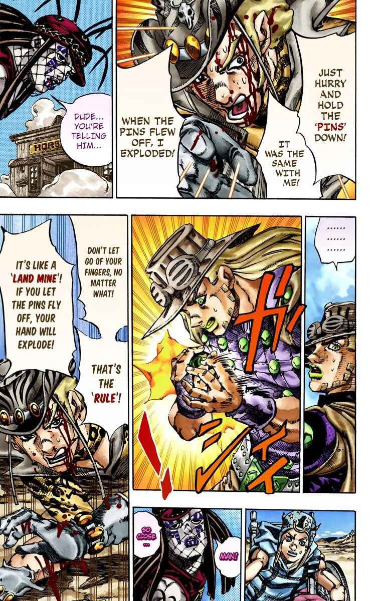 JoJo no Kimyou na Bouken: Part 7 - Steel Ball Run Color-ban Chapter 22 - Page 13