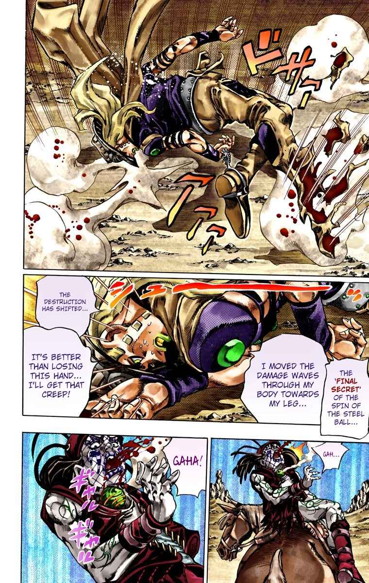 JoJo no Kimyou na Bouken: Part 7 - Steel Ball Run Color-ban Chapter 22 - Page 34