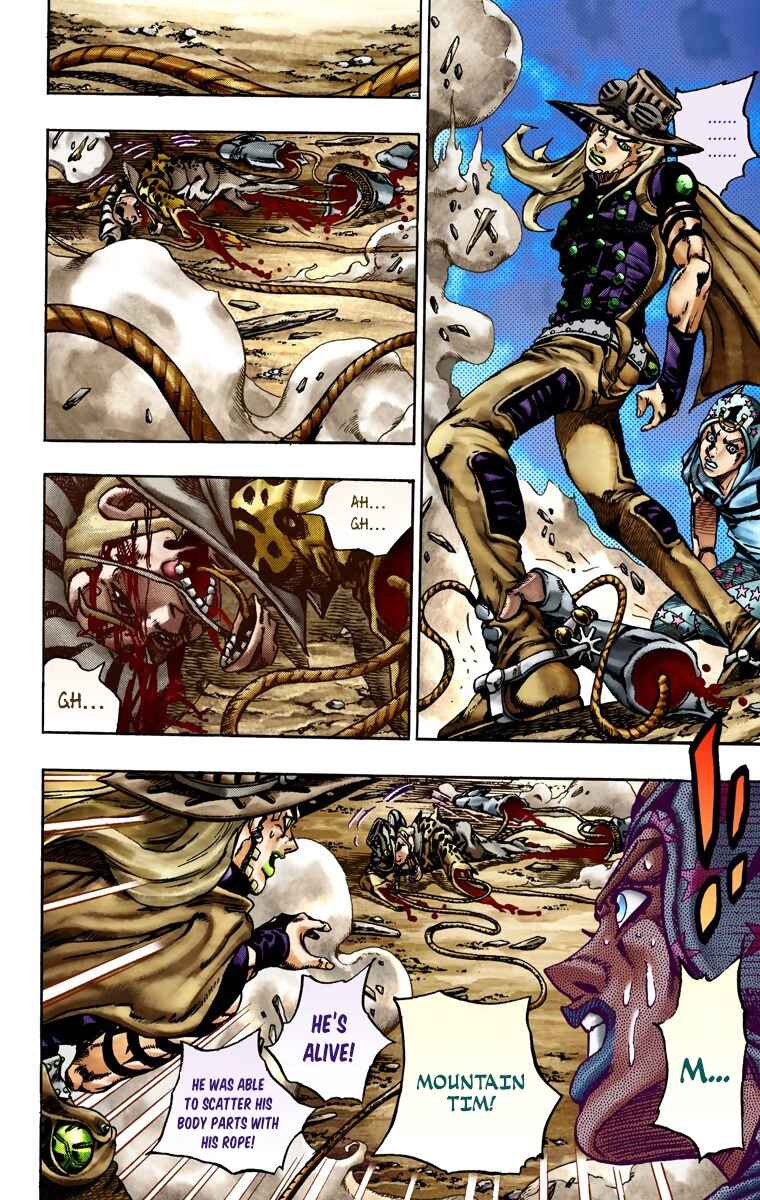 JoJo no Kimyou na Bouken: Part 7 - Steel Ball Run Color-ban Chapter 22 - Page 6