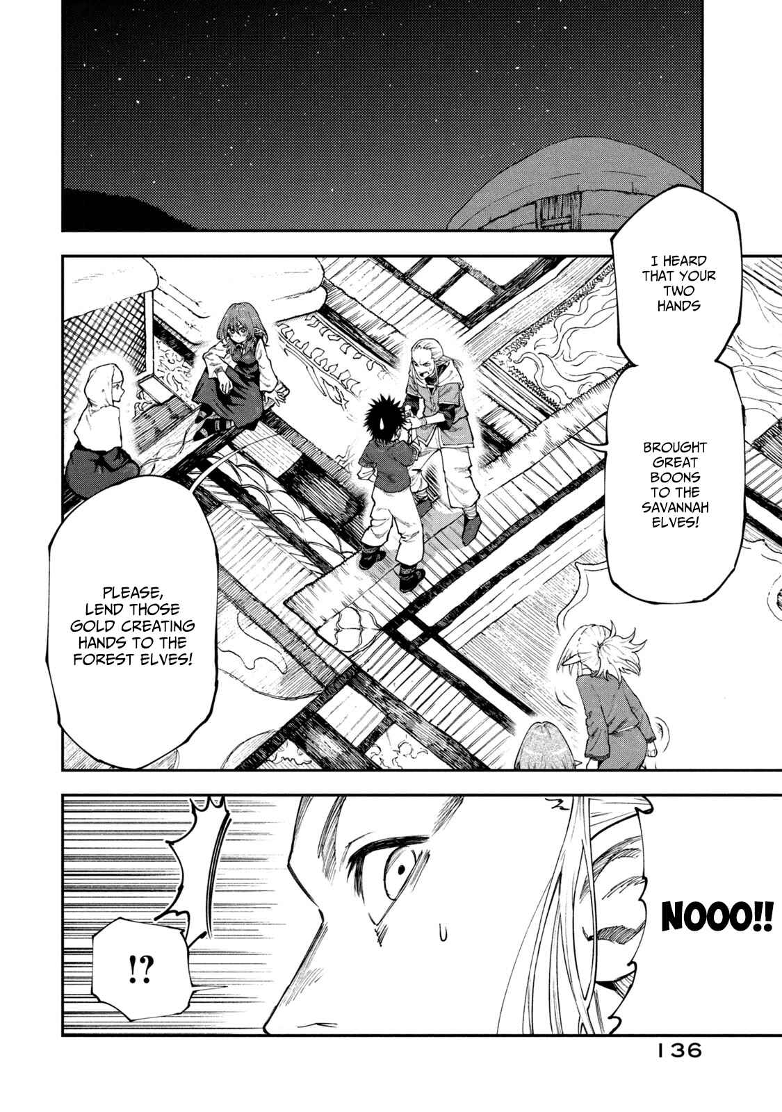 Mazumeshi Elf to Yuuboku gurashi Chapter 46 - Page 2