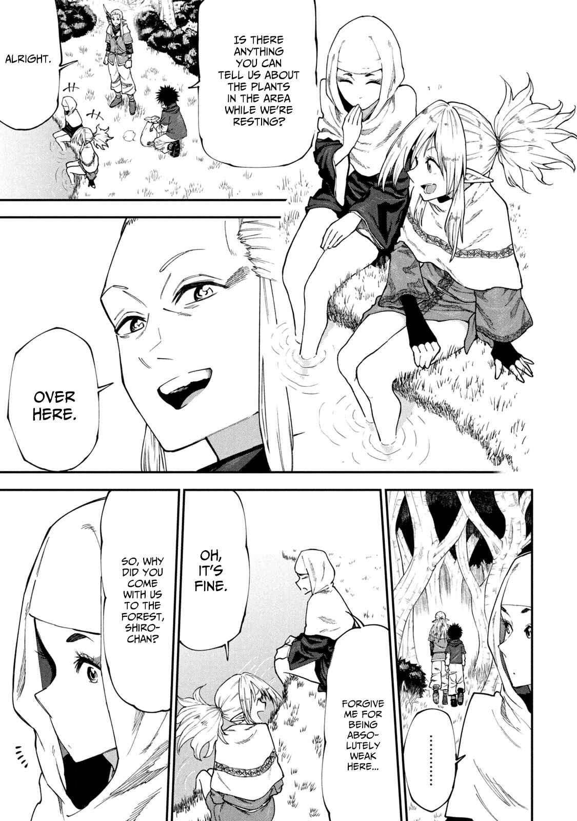 Mazumeshi Elf to Yuuboku gurashi Chapter 46 - Page 9