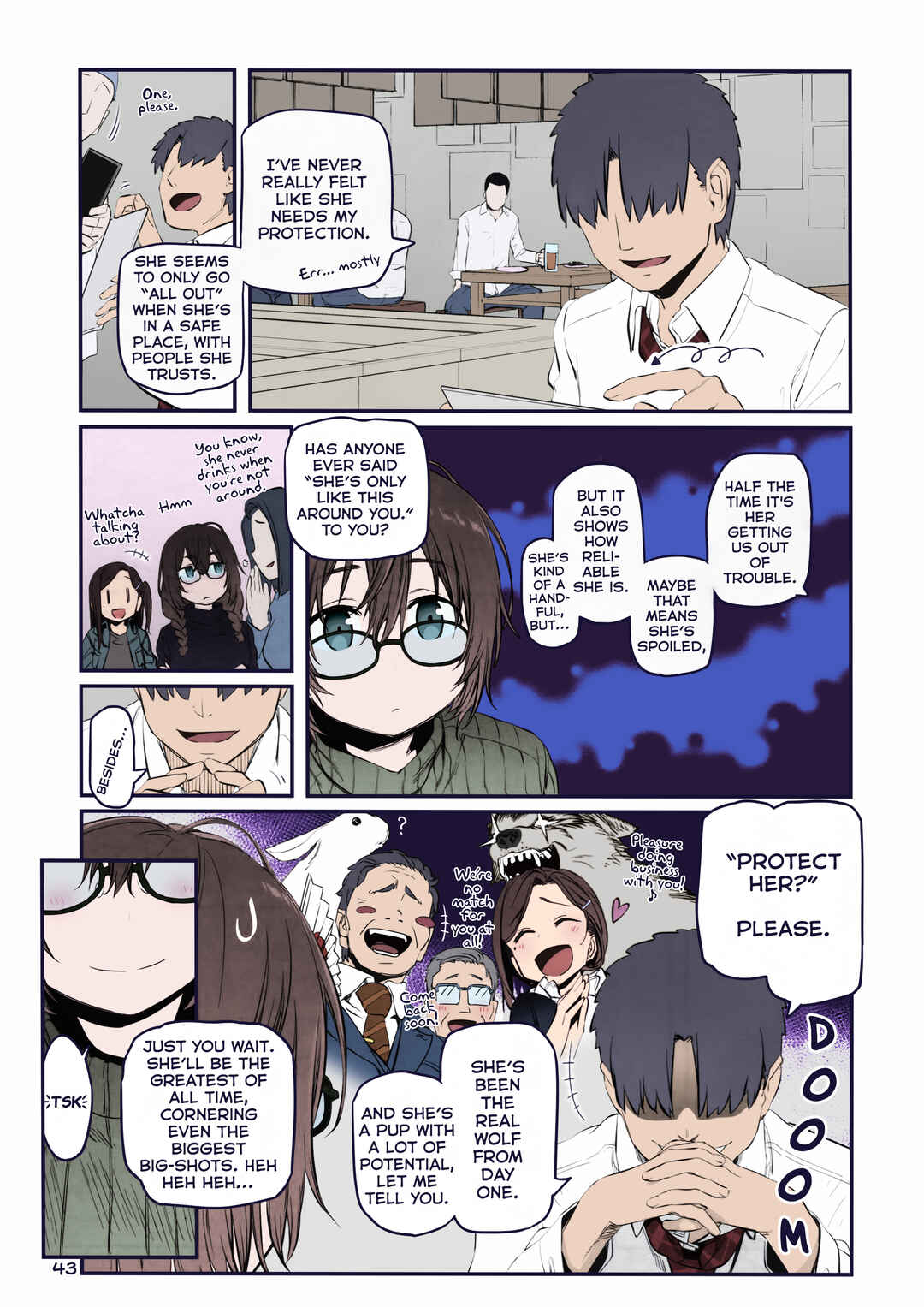 Getsuyoubi no Tawawa (Twitter Webcomic) (Fan Colored) Chapter 29 - Page 15