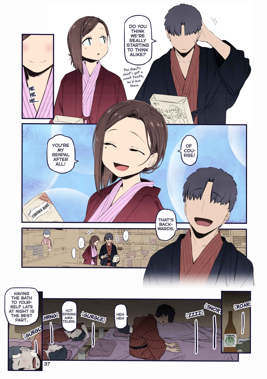 Getsuyoubi no Tawawa (Twitter Webcomic) (Fan Colored) Chapter 29 - Page 9