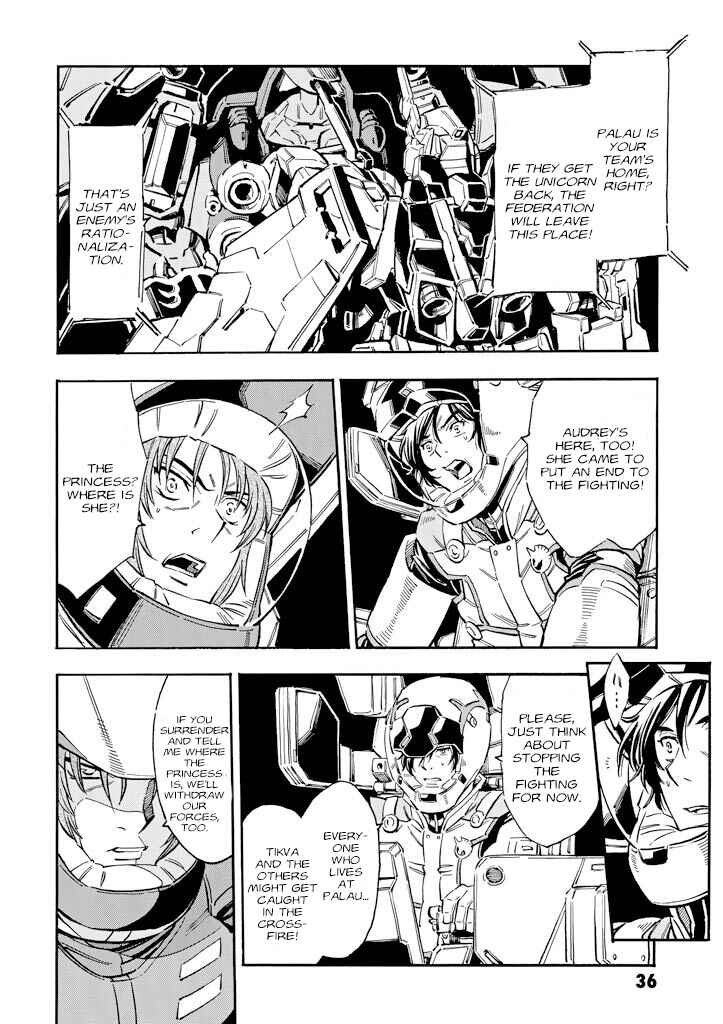 Mobile Suit Gundam UC (Unicorn) - Bande Dessinée Chapter 24 - Page 37
