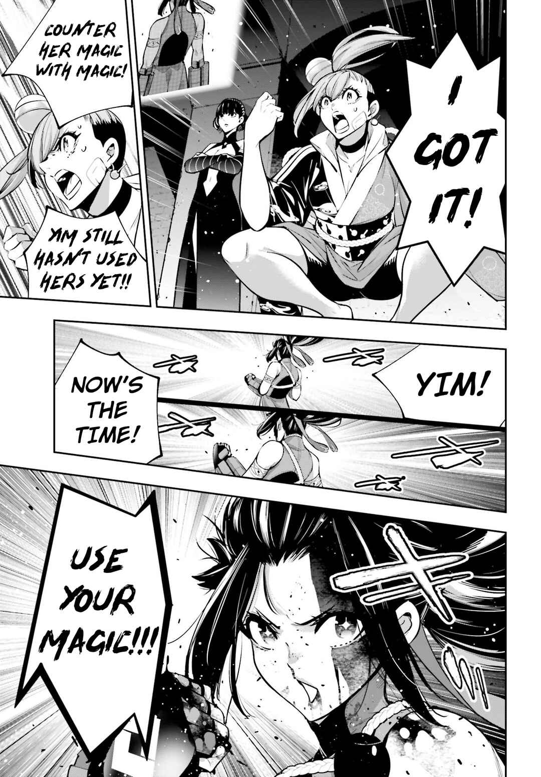 Majo Taisen - 32-nin no Isai no Majo wa Koroshiau Chapter 48 - Page 23